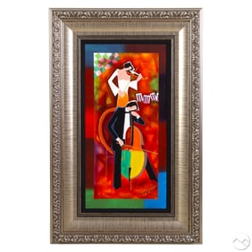 Charles Lee b1948 Musician Carnival Sound Painting