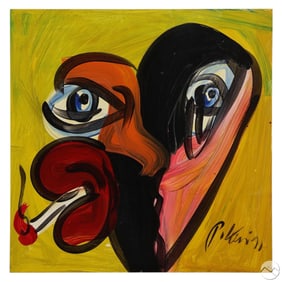 Peter Keil b1942 Modern Neo Expressionist Painting