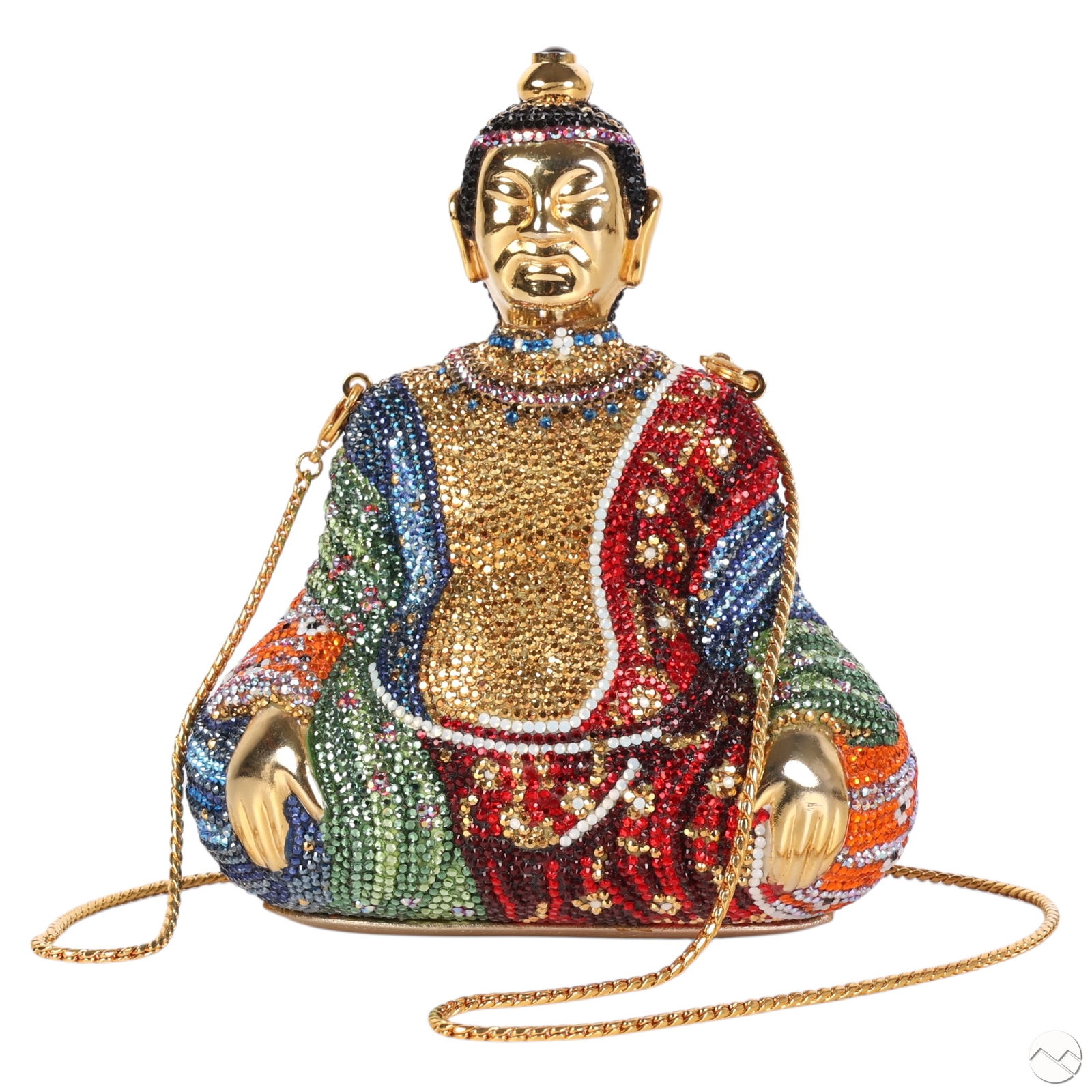 Judith Leiber Figural Buddha Minaudiere Clutch Bag