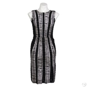 Oscar de la Renta Sequin Fringe Evening Dress Sz 6
