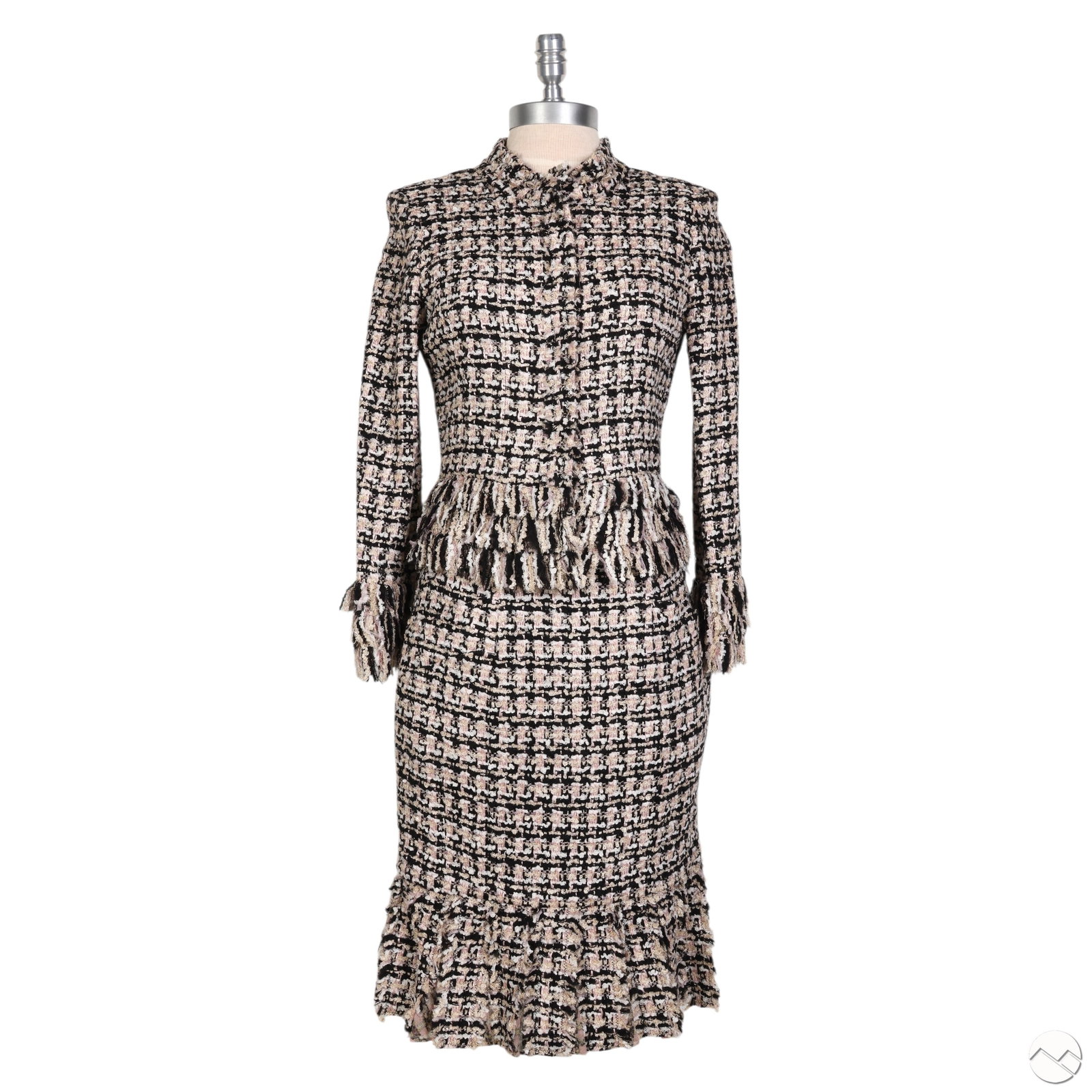 Oscar de la Renta Tweed Skirt and Jacket 2pc SET (1 of 10)
