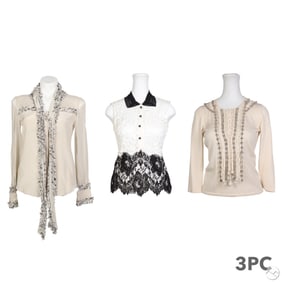 Oscar de la Renta Ladies' Blouses and Tops 3pc LOT