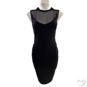 Givenchy Black Sleeveless Stretch Cocktail Dress S