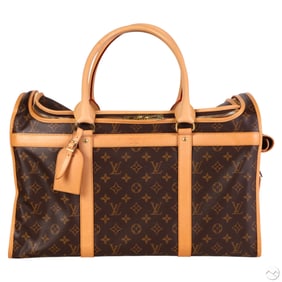 Louis Vuitton Classic Monogram Canvas Pet Carrier
