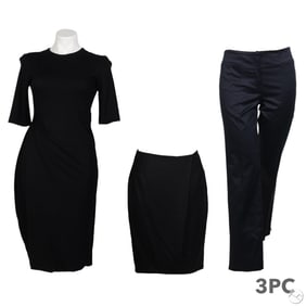 Jil Sander Cotton Trousers, Wool Dress & Skirt LOT
