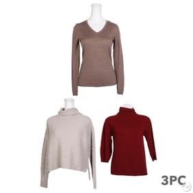 Max Mara Cable Knit & Cashmere Blend Sweaters LOT