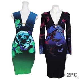 Roberto Cavalli Women's Designer Dresses 2pc LOT