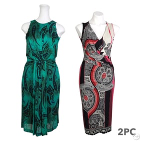 Etro Designer Women's Sleeveless Dress 2pc LOT