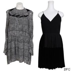 Balenciaga Sleeveless & Long Sleeve Dress 2pc. LOT