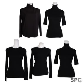 Vince Women's Small Designer Black Sweater 5pc LOT