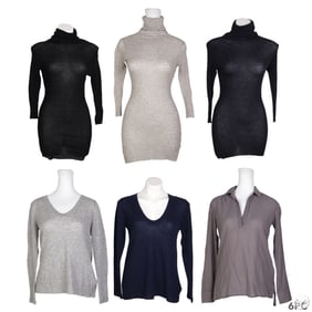 James Perse Women's Knit Tops & Sweaters 6pc LOT