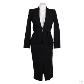 Michael Kors Black Jacket & Pencil Skirt 2pc SET