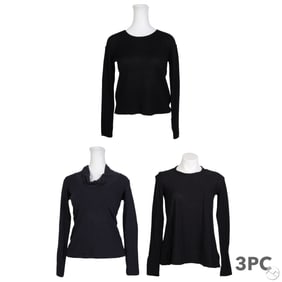 James Perse 3 Piece LOT Black Womens Tops Size 1