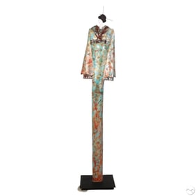Ada Stel b.1947 Studio Art Geisha Woman Sculpture