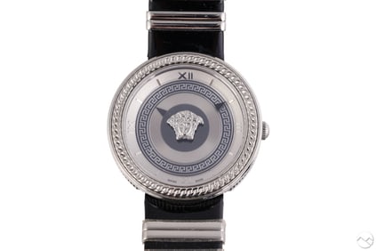 Versace V Metal Icon Steel Medusa Quartz Watch