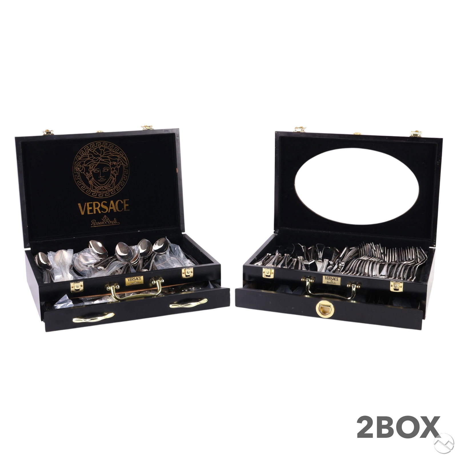 Versace Rosenthal Medusa Silver Flatware 119pc SET (1 of 16)