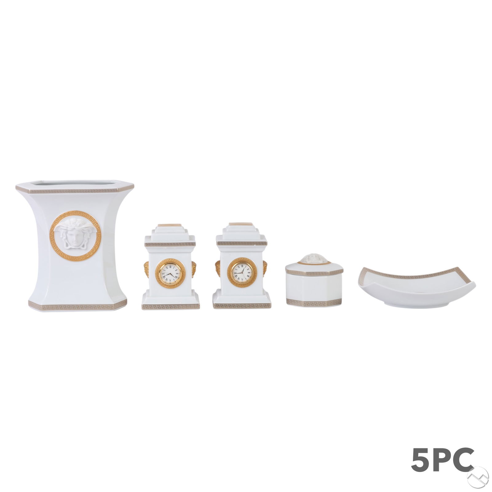 Versace Rosenthal Gorgona Vase Box Dish Clocks LOT (1 of 12)