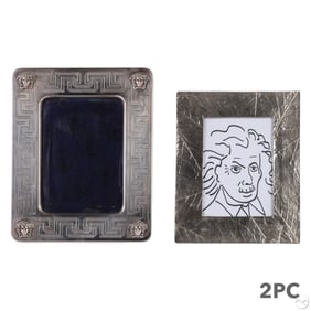 Versace Sterling and Arman Plated Photo Frames LOT