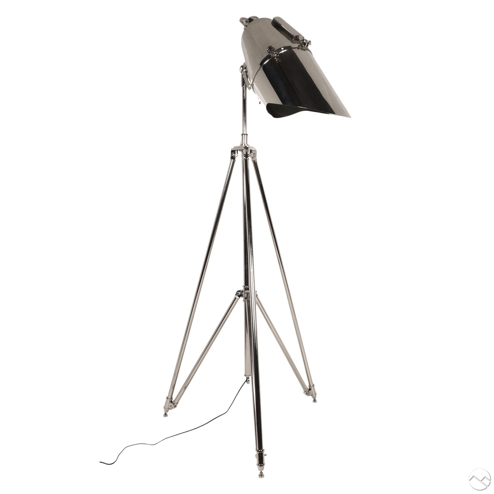 Ralph Lauren Metal Industrial Spotlight Floor Lamp (1 of 9)