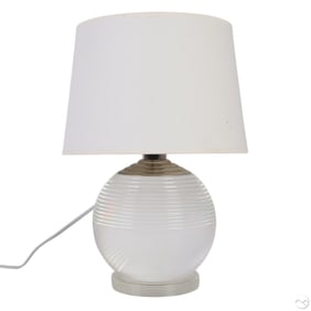 Ralph Lauren RL Crystal Glass Spherical Table Lamp