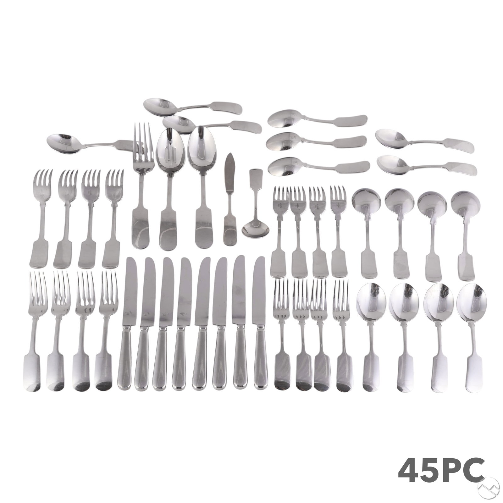 Ralph Lauren Beacon 45pc. Stainless Flatware SET (1 of 8)