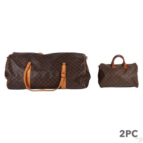 Louis Vuitton Monogram LV Speedy & Duffel Bag LOT