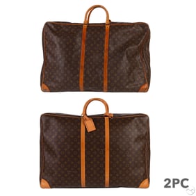 Louis Vuitton French Soft Luggage Suitcase 2pc LOT