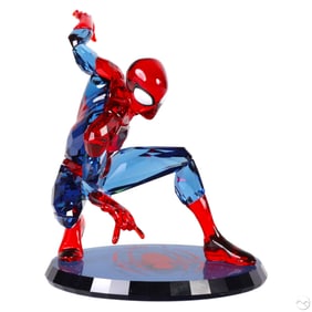 Swarovski Crystal Marvel Spiderman Comic Figurine