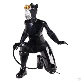Swarovski Crystal DC Collection Cat Woman Figurine