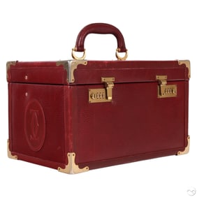 Must de Cartier Luxury Leather Vanity Travel Case