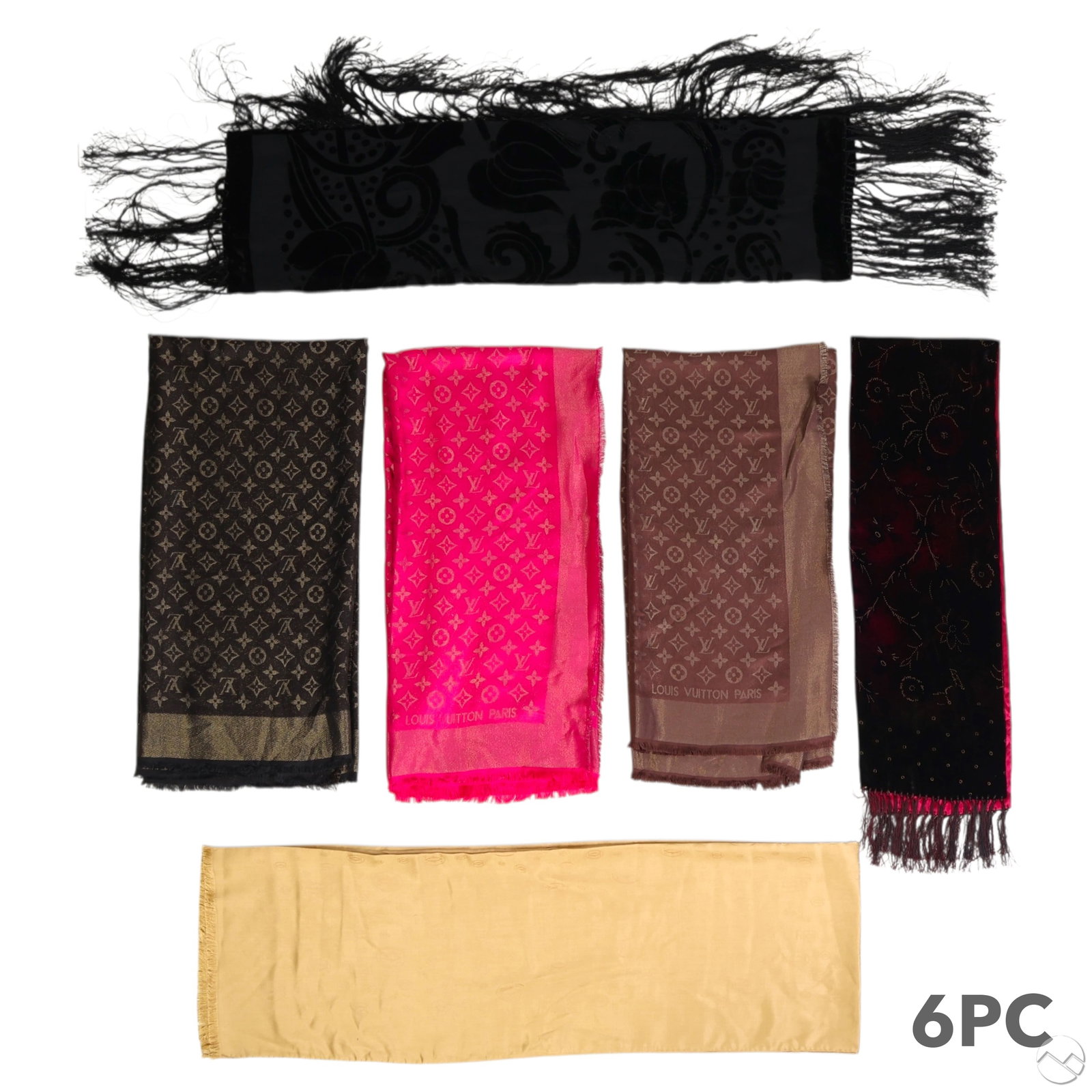 Cartier Louis Vuitton Ralph Lauren Scarf Shawl LOT (1 of 9)