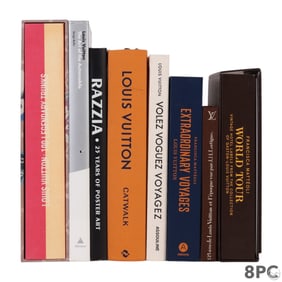 Louis Vuitton and Razzia Coffee Table Book 8pc LOT