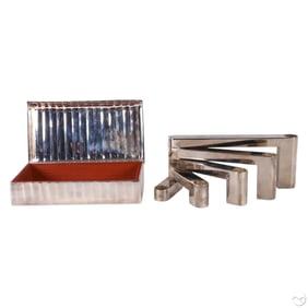 Ralph Lauren Home Silverplate Box & Candelabra LOT