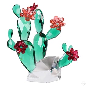 Swarovski Crystal Flower Series Pink Desert Cactus