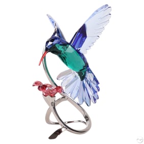 Swarovski Crystal Paradise Hummingbird Figurine
