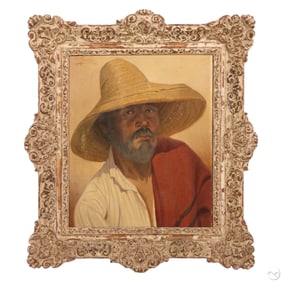 Eduardo Morales 1869-1938 Elder Portrait Painting