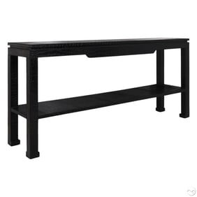 Jonathan Adler Embossed Crocodile Console Table