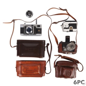 Busch Citalux Minicord Voigtlander Cameras 6pc LOT