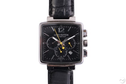 Louis Vuitton Speedy Chronograph Black Dial Watch