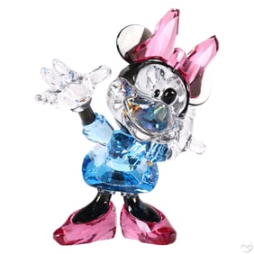 Swarovski Disney Minnie Mouse Blue Dress Figurine