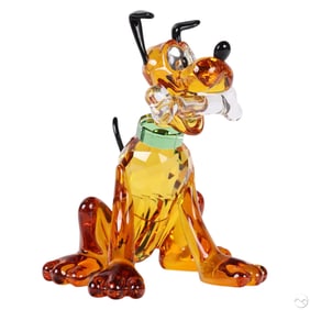 Swarovski Crystal Walt Disney Pluto Color Figurine