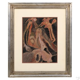Francisco Toledo 1940-2019 Surrealist Watercolor