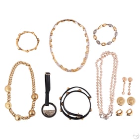 Versace Designer Earrings Necklaces Bracelet LOT
