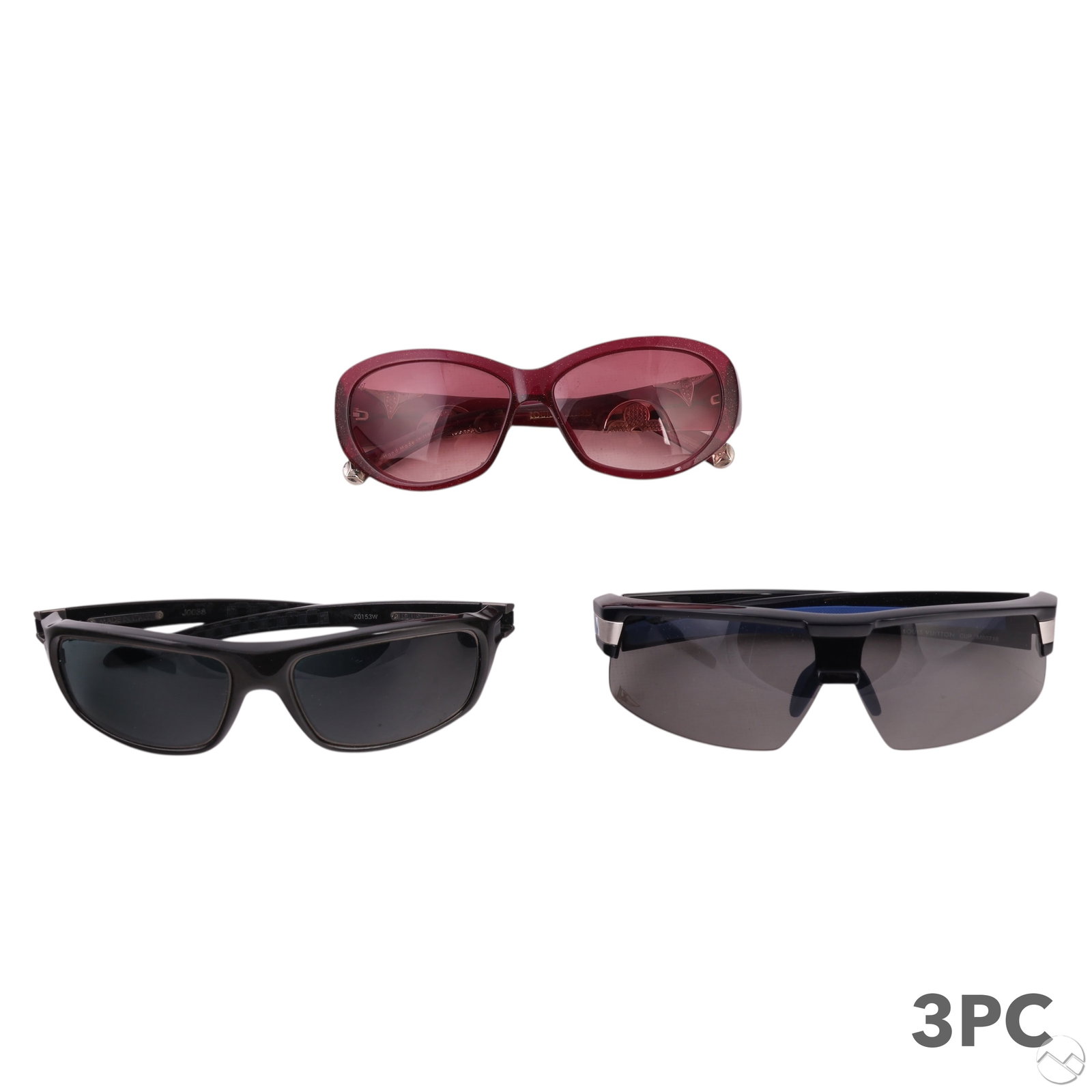 Louis Vuitton Designer Sunglasses with Cases LOT (1 of 9)