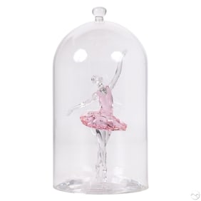 Swarovski Ballerina Girl Under Bell Jar Figurine