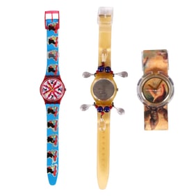 Swatch Chandelier, Pop and Chicchirichi Watch LOT