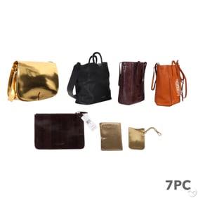 Ralph Lauren Leather Handbag Accessories 7pc LOT