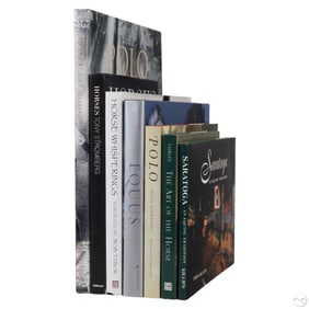 Polo and Equestrian Art Coffee Table Books 7pc LOT