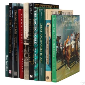Horse Racing Thoroughbred Coffee Table Books LOT