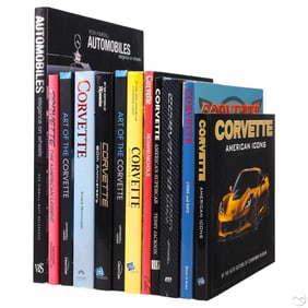 Corvette Automotive Coffee Table Books 12pc LOT